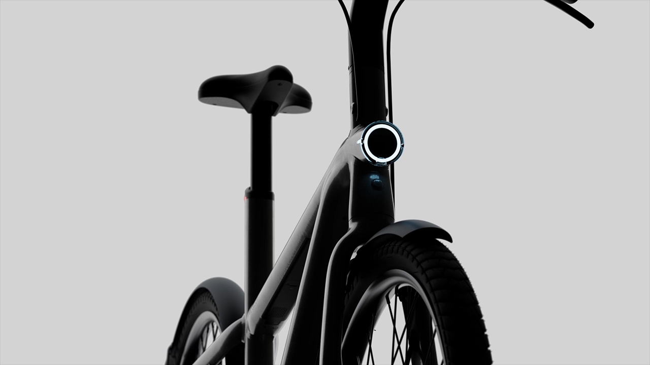 VanMoofバック 黒 ブラック 自転車 eバイク - アクセサリー